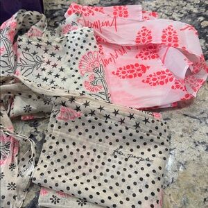 Free People Pink and Black Tote